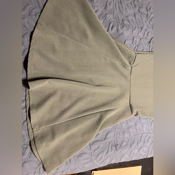 Army green herringbone pattern dress - Picture 7 of 7